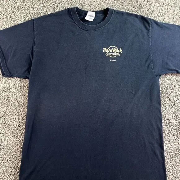 Hard Rock Casino Shirt Mens Extra Large Black Biloxi Nothing Like The First Time - Picture 8 of 11